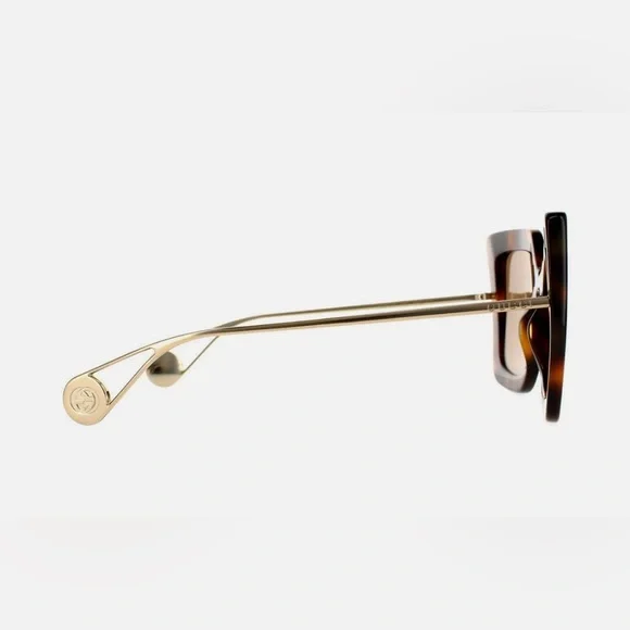 Gucci Tortoiseshell Square Sunglasses - Picture 4 of 11